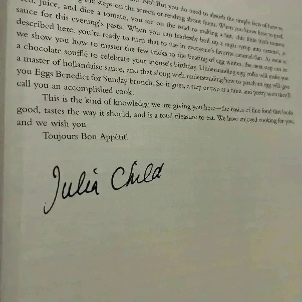 Julia and Jacques Cooking at Home. By Julia Child and Jacques Pepin vintage 1993